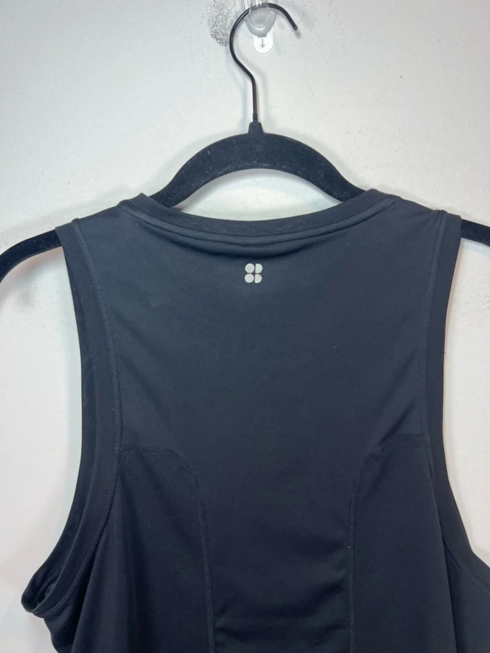 Sweaty Betty Lightweight Athletic Top Black Sleeveless Shirt Tank Workout  Large - Picture 9 of 11